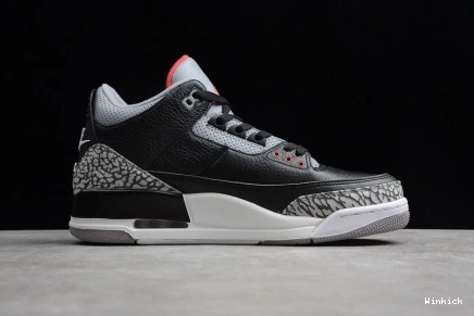  JORDAN “BLACK  2018 3 AIR  CEMENT” 854262-001 0731